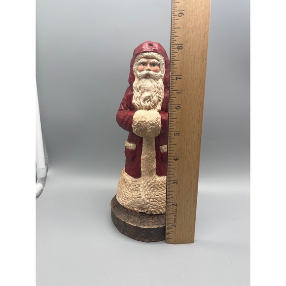 Vtg Hand Carved Hand Painted Wooden Dutch German Santa Clause‎ Wood Works VA - Picture 7 of 9